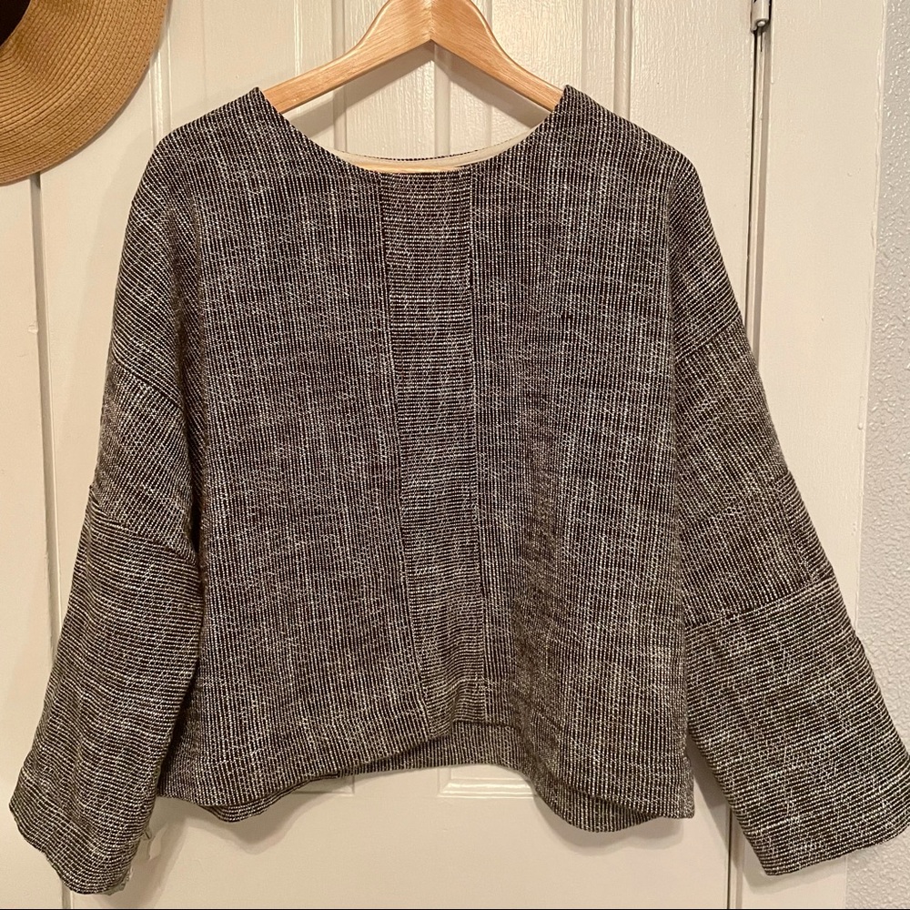 Jamie and the Jones, The Textured Pieced T Sweater